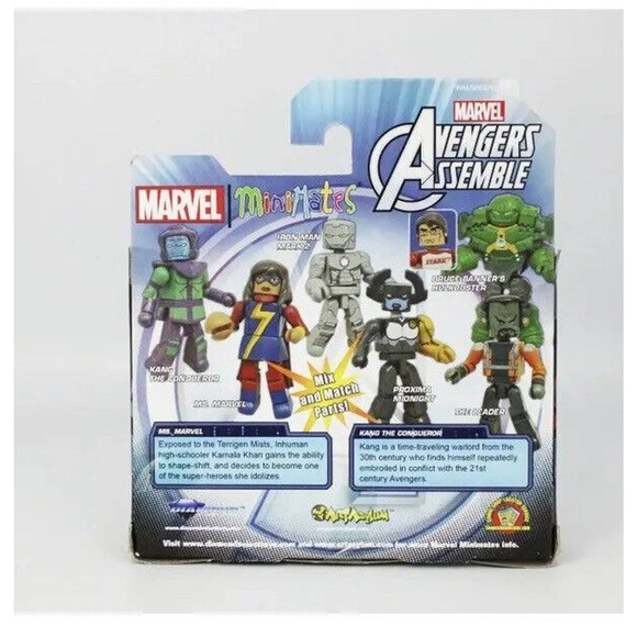 Marvel Minimates Walgreens Exclusive Ms. Marvel & Kang The Conqueror - Picture 4 of 6